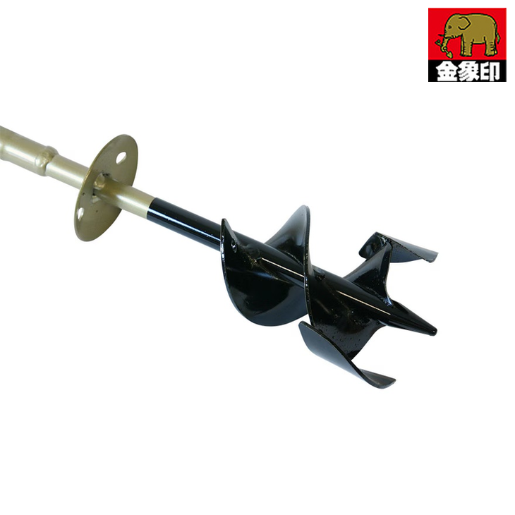 일제 코끼리표 금상인 이중 나선형 구멍파기 SD-75/수동 천공기 75mm 지주 말뚝 조경