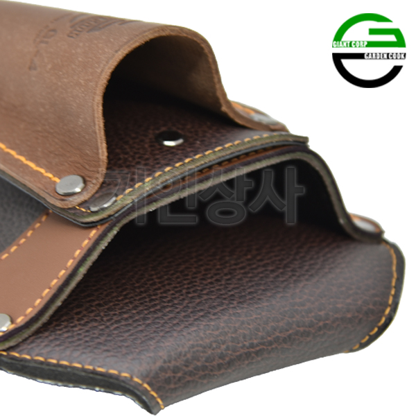 가든쿡 가죽 2구 전지가위집 GL-4 / 분재 전정 가위집 원예 조경 정원 작업용 국산