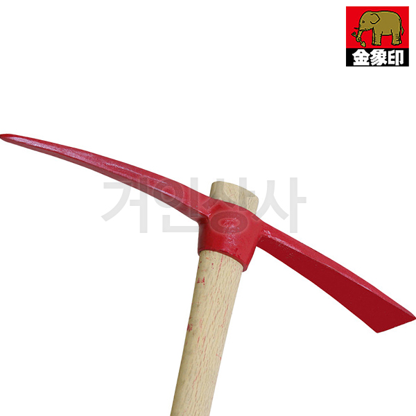 코끼리표 금상인 2.5kg 조경곡괭이 (대)/일제 곡괭이 땅파기 발굴 분쇄 뿌리 얼음깨기
