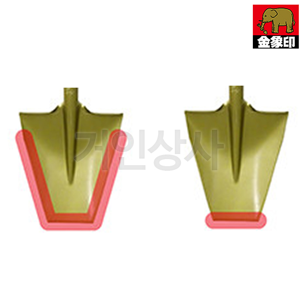 일제 코끼리표 금상인 식목삽 (마름모삽) 각삽 조경삽 원예삽 이식삽 흙삽 농사용삽 정원삽