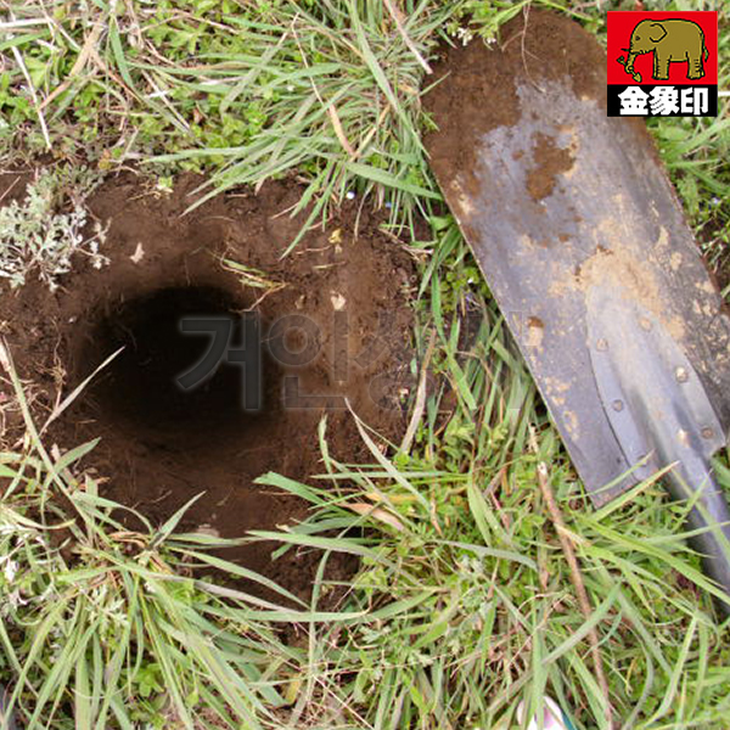 일제 코끼리표 금상인 T형삽 T-4057 / 토목삽 조경 식목 구멍파기 하천작업