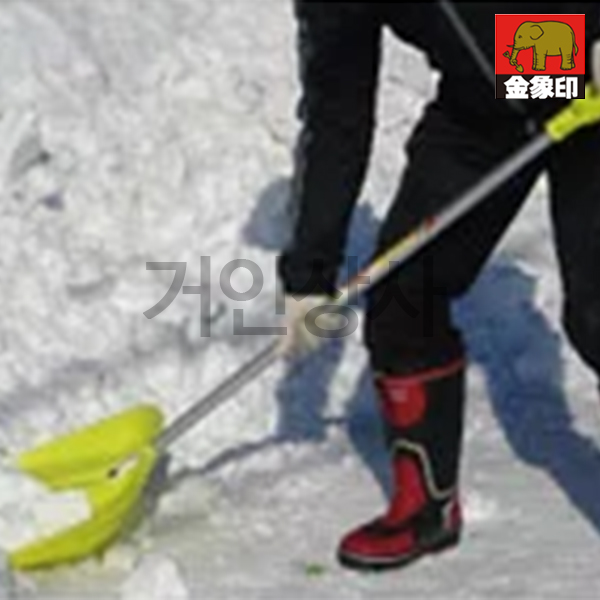 코끼리표 금상인 구멍 눈삽(넓은형) 알루미늄자루 / 제설삽 눈치우는삽 제설용삽 삽 너까래
