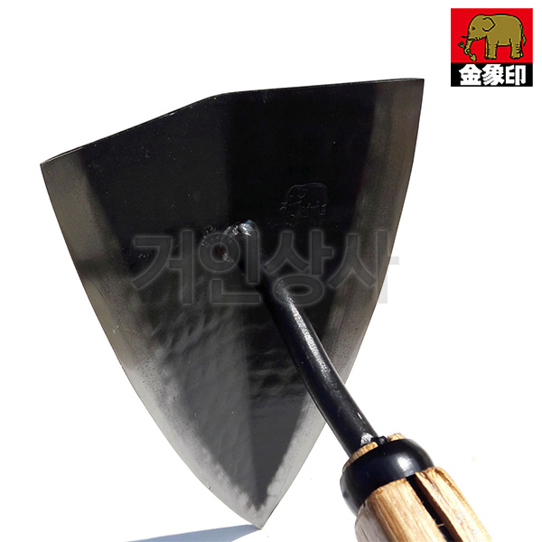 코끼리표 금상인 장대 수타 삼각호미 240 일제 양날호미 선호미 잡초제거기 호미 텃밭농기구