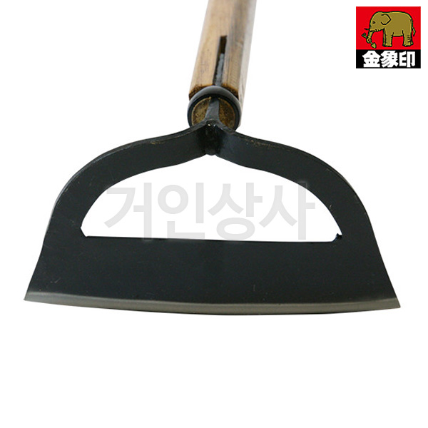 코끼리표 금상인 장대 수타 반달호미 210/일제 선호미 긴호미 잡초제거기 선낫 잡초 호미