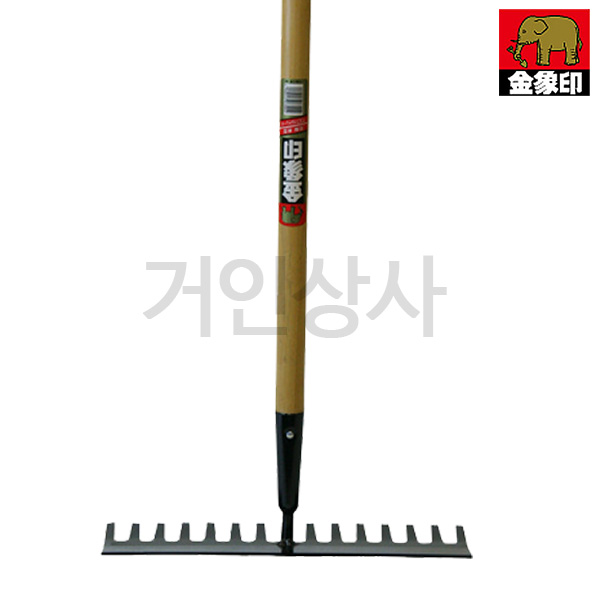 금상인 15발 아스팔트 레기(플레이트 겸용) 청소 낙엽 갈퀴 땅고르기 정원 텃밭