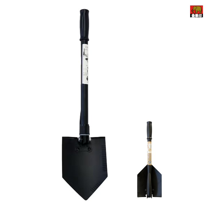 아사카 접이식 야전삽 KW-404GT / 캠핑삽 휴대용 괭이 곡괭이 차량용