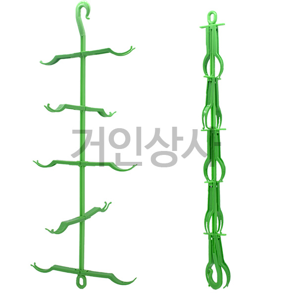 곶감걸이 스탠드형-20개(그린) /곶감행거 곶감말리기 감건조대 고리 반건시 핀 대봉 수확