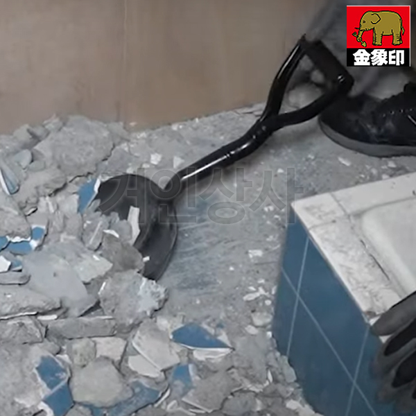 코끼리표 금상인 PRO 스틸 스쿠프(소) 18393 / 토목 원예삽 공사 건축 작업용 삽