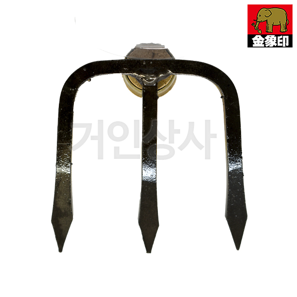 코끼리표 금상인 세발 괭이 그립형(196567) 약초괭이 텃밭 화단 야전 캠핑 벌초 농사용