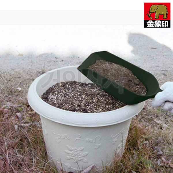 FG 플라스틱 스쿠프 각형 (대1.2L) 다용도 꽃삽 원예삽 미니삽 분갈이 화분갈이 정원