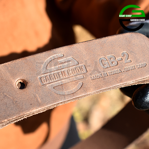 가든쿡 통소가죽 벨트 GB-2 전지가위벨트 전동 전정 가위집 조경 작업 프리미엄 허리띠