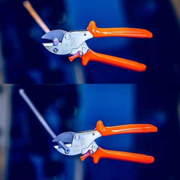 독일 뢰베 5105 산업용 앤빌 커터 / PVC 가죽 접착테이프 나무 절단 다용도 가위