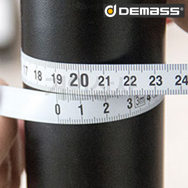 DEMASS 데마스 파이 줄자 2M / 원둘레·직경 측정 배관·파이프 측정용 휴대용