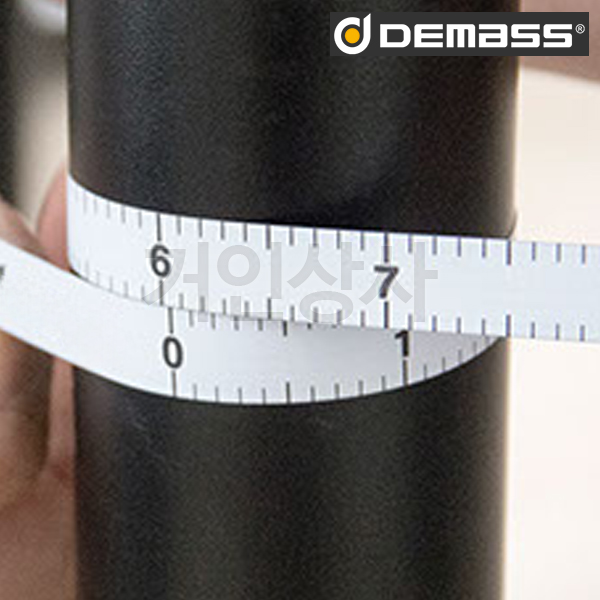 DEMASS 데마스 파이 줄자 2M / 원둘레·직경 측정 배관·파이프 측정용 휴대용